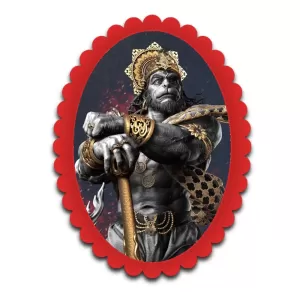 Hanuman Wall Decorative Showpiece 6 X 8 Inch | 4 MM MDF Wooden Glossy Sublimation Print | Back Hook Wall Hanging | Home Temple & Living Room Decor (F57384) Hanuman Wall Decorative Showpiece 6 X 8 Inch | 4 MM MDF Wooden Glossy Sublimation Print | Back Hook Wall Hanging | Home Temple & Living Room Decor (F57384)