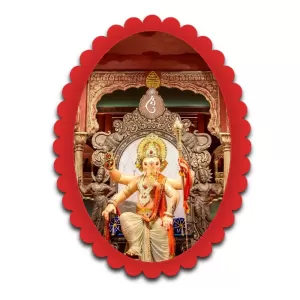 Ganesha Wall Decorative Showpiece 6 X 8 Inch | 4 MM MDF Wooden Glossy Sublimation Print | Back Hook Wall Hanging | Home Temple & Living Room Decor (F57393) Ganesha Wall Decorative Showpiece 6 X 8 Inch | 4 MM MDF Wooden Glossy Sublimation Print | Back Hook Wall Hanging | Home Temple & Living Room Decor (F57393)