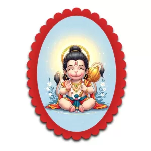 Hanuman Wall Decorative Showpiece 6 X 8 Inch | 4 MM MDF Wooden Glossy Sublimation Print | Back Hook Wall Hanging | Home Temple & Living Room Decor (F57404) Hanuman Wall Decorative Showpiece 6 X 8 Inch | 4 MM MDF Wooden Glossy Sublimation Print | Back Hook Wall Hanging | Home Temple & Living Room Decor (F57404)