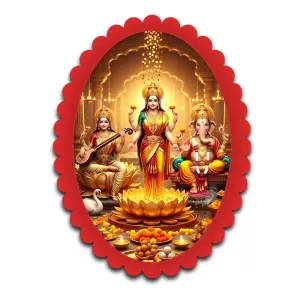 Lakshmi Wall Decorative Showpiece 6 X 8 Inch | 4 MM MDF Wooden Glossy Sublimation Print | Back Hook Wall Hanging | Home Temple & Living Room Decor (F57415) Lakshmi Wall Decorative Showpiece 6 X 8 Inch | 4 MM MDF Wooden Glossy Sublimation Print | Back Hook Wall Hanging | Home Temple & Living Room Decor (F57415)