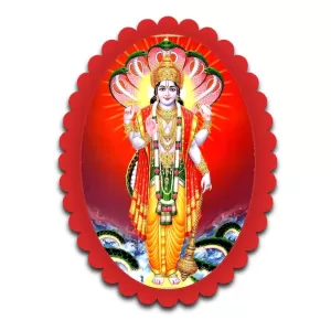 Vishnu Wall Decorative Showpiece 6 X 8 Inch | 4 MM MDF Wooden Glossy Sublimation Print | Back Hook Wall Hanging | Home Temple & Living Room Decor (F57450) Vishnu Wall Decorative Showpiece 6 X 8 Inch | 4 MM MDF Wooden Glossy Sublimation Print | Back Hook Wall Hanging | Home Temple & Living Room Decor (F57450)