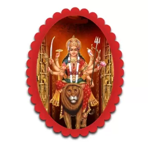 Durga Wall Decorative Showpiece 6 X 8 Inch | 4 MM MDF Wooden Glossy Sublimation Print | Back Hook Wall Hanging | Home Temple & Living Room Decor (F57456) Durga Wall Decorative Showpiece 6 X 8 Inch | 4 MM MDF Wooden Glossy Sublimation Print | Back Hook Wall Hanging | Home Temple & Living Room Decor (F57456)