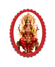 Durga Wall Decorative Showpiece 6 X 8 Inch | 4 MM MDF Wooden Glossy Sublimation Print | Back Hook Wall Hanging | Home Temple & Living Room Decor (F57464)