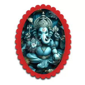 Ganesha Wall Decorative Showpiece 6 X 8 Inch | 4 MM MDF Wooden Glossy Sublimation Print | Back Hook Wall Hanging | Home Temple & Living Room Decor (F57487) Ganesha Wall Decorative Showpiece 6 X 8 Inch | 4 MM MDF Wooden Glossy Sublimation Print | Back Hook Wall Hanging | Home Temple & Living Room Decor (F57487)