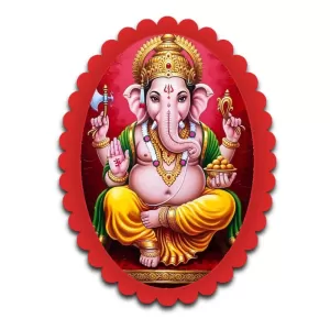 Ganesha Wall Decorative Showpiece 6 X 8 Inch | 4 MM MDF Wooden Glossy Sublimation Print | Back Hook Wall Hanging | Home Temple & Living Room Decor (F57534) Ganesha Wall Decorative Showpiece 6 X 8 Inch | 4 MM MDF Wooden Glossy Sublimation Print | Back Hook Wall Hanging | Home Temple & Living Room Decor (F57534)