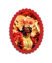 Kali Wall Decorative Showpiece 6 X 8 Inch | 4 MM MDF Wooden Glossy Sublimation Print | Back Hook Wall Hanging | Home Temple & Living Room Decor (F57537)