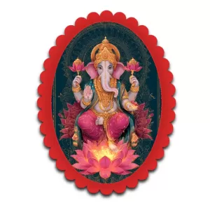 Ganesha Wall Decorative Showpiece 6 X 8 Inch | 4 MM MDF Wooden Glossy Sublimation Print | Back Hook Wall Hanging | Home Temple & Living Room Decor (F57546) Ganesha Wall Decorative Showpiece 6 X 8 Inch | 4 MM MDF Wooden Glossy Sublimation Print | Back Hook Wall Hanging | Home Temple & Living Room Decor (F57546)