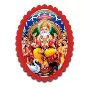 Sai Baba Wall Decorative Showpiece 6 X 8 Inch | 4 MM MDF Wooden Glossy Sublimation Print | Back Hook Wall Hanging | Home Temple & Living Room Decor (F57552)