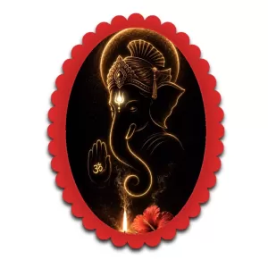 Ganesha Wall Decorative Showpiece 6 X 8 Inch | 4 MM MDF Wooden Glossy Sublimation Print | Back Hook Wall Hanging | Home Temple & Living Room Decor (F57586) Ganesha Wall Decorative Showpiece 6 X 8 Inch | 4 MM MDF Wooden Glossy Sublimation Print | Back Hook Wall Hanging | Home Temple & Living Room Decor (F57586)