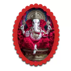 Ganesha Wall Decorative Showpiece 6 X 8 Inch | 4 MM MDF Wooden Glossy Sublimation Print | Back Hook Wall Hanging | Home Temple & Living Room Decor (F57591) Ganesha Wall Decorative Showpiece 6 X 8 Inch | 4 MM MDF Wooden Glossy Sublimation Print | Back Hook Wall Hanging | Home Temple & Living Room Decor (F57591)
