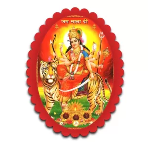 Durga Wall Decorative Showpiece 6 X 8 Inch | 4 MM MDF Wooden Glossy Sublimation Print | Back Hook Wall Hanging | Home Temple & Living Room Decor (F57615) Durga Wall Decorative Showpiece 6 X 8 Inch | 4 MM MDF Wooden Glossy Sublimation Print | Back Hook Wall Hanging | Home Temple & Living Room Decor (F57615)