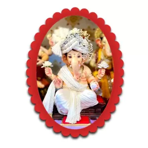 Ganesha Wall Decorative Showpiece 6 X 8 Inch | 4 MM MDF Wooden Glossy Sublimation Print | Back Hook Wall Hanging | Home Temple & Living Room Decor (F57618) Ganesha Wall Decorative Showpiece 6 X 8 Inch | 4 MM MDF Wooden Glossy Sublimation Print | Back Hook Wall Hanging | Home Temple & Living Room Decor (F57618)