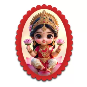 Lakshmi Wall Decorative Showpiece 6 X 8 Inch | 4 MM MDF Wooden Glossy Sublimation Print | Back Hook Wall Hanging | Home Temple & Living Room Decor (F57636) Lakshmi Wall Decorative Showpiece 6 X 8 Inch | 4 MM MDF Wooden Glossy Sublimation Print | Back Hook Wall Hanging | Home Temple & Living Room Decor (F57636)