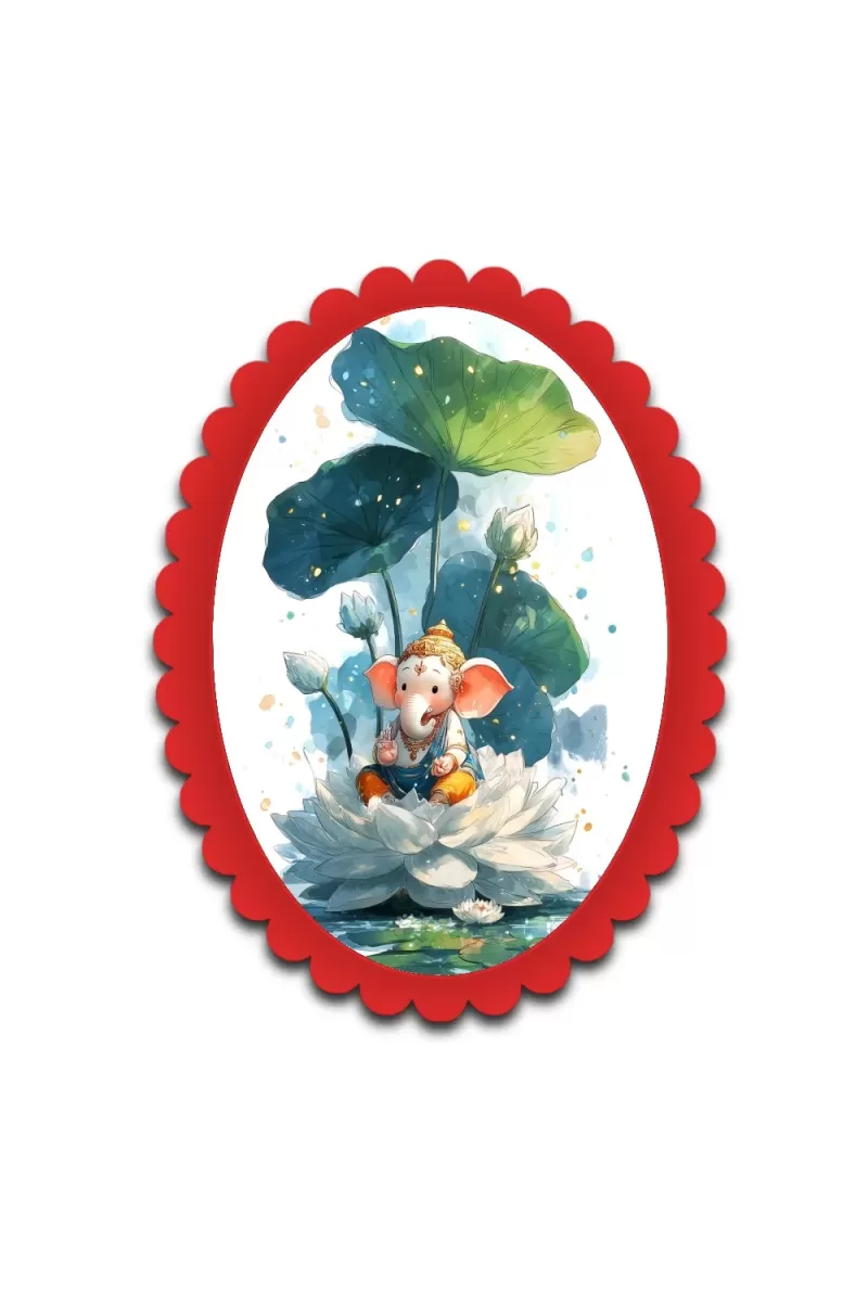 Dumbo Wall Decorative Showpiece 6 X 8 Inch | 4 MM MDF Wooden Glossy Sublimation Print | Back Hook Wall Hanging | Home Temple & Living Room Decor (F57649)