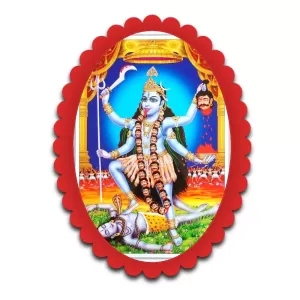 Kali Wall Decorative Showpiece 6 X 8 Inch | 4 MM MDF Wooden Glossy Sublimation Print | Back Hook Wall Hanging | Home Temple & Living Room Decor (F57679) Kali Wall Decorative Showpiece 6 X 8 Inch | 4 MM MDF Wooden Glossy Sublimation Print | Back Hook Wall Hanging | Home Temple & Living Room Decor (F57679)