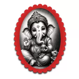 Ganesha Wall Decorative Showpiece 6 X 8 Inch | 4 MM MDF Wooden Glossy Sublimation Print | Back Hook Wall Hanging | Home Temple & Living Room Decor (F57680) Ganesha Wall Decorative Showpiece 6 X 8 Inch | 4 MM MDF Wooden Glossy Sublimation Print | Back Hook Wall Hanging | Home Temple & Living Room Decor (F57680)