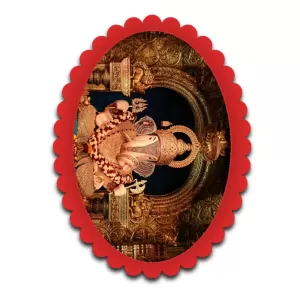 Lakshmi Wall Decorative Showpiece 6 X 8 Inch | 4 MM MDF Wooden Glossy Sublimation Print | Back Hook Wall Hanging | Home Temple & Living Room Decor (F57724) Lakshmi Wall Decorative Showpiece 6 X 8 Inch | 4 MM MDF Wooden Glossy Sublimation Print | Back Hook Wall Hanging | Home Temple & Living Room Decor (F57724)