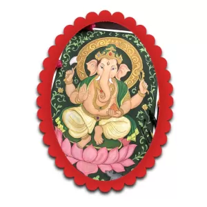 Ganesha Wall Decorative Showpiece 6 X 8 Inch | 4 MM MDF Wooden Glossy Sublimation Print | Back Hook Wall Hanging | Home Temple & Living Room Decor (F57748) Ganesha Wall Decorative Showpiece 6 X 8 Inch | 4 MM MDF Wooden Glossy Sublimation Print | Back Hook Wall Hanging | Home Temple & Living Room Decor (F57748)