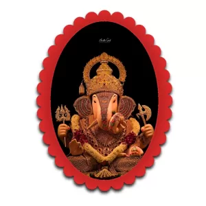 Ganesha Wall Decorative Showpiece 6 X 8 Inch | 4 MM MDF Wooden Glossy Sublimation Print | Back Hook Wall Hanging | Home Temple & Living Room Decor (F57751) Ganesha Wall Decorative Showpiece 6 X 8 Inch | 4 MM MDF Wooden Glossy Sublimation Print | Back Hook Wall Hanging | Home Temple & Living Room Decor (F57751)