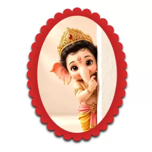 Ganesha Wall Decorative Showpiece 6 X 8 Inch | 4 MM MDF Wooden Glossy Sublimation Print | Back Hook Wall Hanging | Home Temple & Living Room Decor (F57799) Ganesha Wall Decorative Showpiece 6 X 8 Inch | 4 MM MDF Wooden Glossy Sublimation Print | Back Hook Wall Hanging | Home Temple & Living Room Decor (F57799)