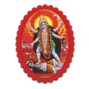 Kali Wall Decorative Showpiece 6 X 8 Inch | 4 MM MDF Wooden Glossy Sublimation Print | Back Hook Wall Hanging | Home Temple & Living Room Decor (F57843) Kali Wall Decorative Showpiece 6 X 8 Inch | 4 MM MDF Wooden Glossy Sublimation Print | Back Hook Wall Hanging | Home Temple & Living Room Decor (F57843)