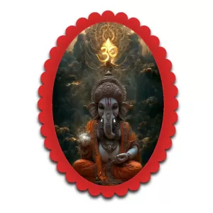 Ganesha Wall Decorative Showpiece 6 X 8 Inch | 4 MM MDF Wooden Glossy Sublimation Print | Back Hook Wall Hanging | Home Temple & Living Room Decor (F57861) Ganesha Wall Decorative Showpiece 6 X 8 Inch | 4 MM MDF Wooden Glossy Sublimation Print | Back Hook Wall Hanging | Home Temple & Living Room Decor (F57861)
