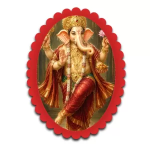 Ganesha Wall Decorative Showpiece 6 X 8 Inch | 4 MM MDF Wooden Glossy Sublimation Print | Back Hook Wall Hanging | Home Temple & Living Room Decor (F57863) Ganesha Wall Decorative Showpiece 6 X 8 Inch | 4 MM MDF Wooden Glossy Sublimation Print | Back Hook Wall Hanging | Home Temple & Living Room Decor (F57863)