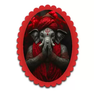 Ganesha Wall Decorative Showpiece 6 X 8 Inch | 4 MM MDF Wooden Glossy Sublimation Print | Back Hook Wall Hanging | Home Temple & Living Room Decor (F57869) Ganesha Wall Decorative Showpiece 6 X 8 Inch | 4 MM MDF Wooden Glossy Sublimation Print | Back Hook Wall Hanging | Home Temple & Living Room Decor (F57869)