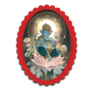Ganesha Wall Decorative Showpiece 6 X 8 Inch | 4 MM MDF Wooden Glossy Sublimation Print | Back Hook Wall Hanging | Home Temple & Living Room Decor (F57879) Ganesha Wall Decorative Showpiece 6 X 8 Inch | 4 MM MDF Wooden Glossy Sublimation Print | Back Hook Wall Hanging | Home Temple & Living Room Decor (F57879)