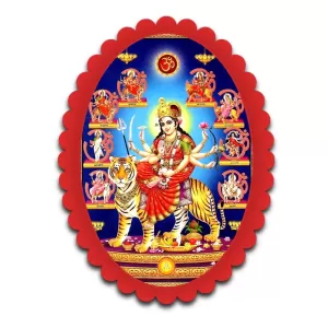 Durga Wall Decorative Showpiece 6 X 8 Inch | 4 MM MDF Wooden Glossy Sublimation Print | Back Hook Wall Hanging | Home Temple & Living Room Decor (F57888) Durga Wall Decorative Showpiece 6 X 8 Inch | 4 MM MDF Wooden Glossy Sublimation Print | Back Hook Wall Hanging | Home Temple & Living Room Decor (F57888)