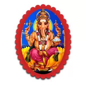 Ganesha Wall Decorative Showpiece 6 X 8 Inch | 4 MM MDF Wooden Glossy Sublimation Print | Back Hook Wall Hanging | Home Temple & Living Room Decor (F57890) Ganesha Wall Decorative Showpiece 6 X 8 Inch | 4 MM MDF Wooden Glossy Sublimation Print | Back Hook Wall Hanging | Home Temple & Living Room Decor (F57890)