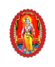 Ram
Or
Rama
Or
Lord Rama Wall Decorative Showpiece 6 X 8 Inch | 4 MM MDF Wooden Glossy Sublimation Print | Back Hook Wall Hanging | Home Temple & Living Room Decor (F57906)
