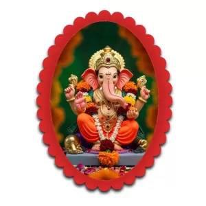 Ganesha Wall Decorative Showpiece 6 X 8 Inch | 4 MM MDF Wooden Glossy Sublimation Print | Back Hook Wall Hanging | Home Temple & Living Room Decor (F57925) Ganesha Wall Decorative Showpiece 6 X 8 Inch | 4 MM MDF Wooden Glossy Sublimation Print | Back Hook Wall Hanging | Home Temple & Living Room Decor (F57925)