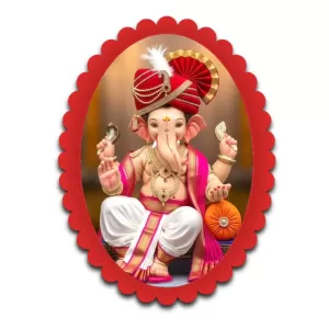 Ganesha Wall Decorative Showpiece 6 X 8 Inch | 4 MM MDF Wooden Glossy Sublimation Print | Back Hook Wall Hanging | Home Temple & Living Room Decor (F57926) Ganesha Wall Decorative Showpiece 6 X 8 Inch | 4 MM MDF Wooden Glossy Sublimation Print | Back Hook Wall Hanging | Home Temple & Living Room Decor (F57926)