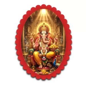 Ganesha Wall Decorative Showpiece 6 X 8 Inch | 4 MM MDF Wooden Glossy Sublimation Print | Back Hook Wall Hanging | Home Temple & Living Room Decor (F57928) Ganesha Wall Decorative Showpiece 6 X 8 Inch | 4 MM MDF Wooden Glossy Sublimation Print | Back Hook Wall Hanging | Home Temple & Living Room Decor (F57928)