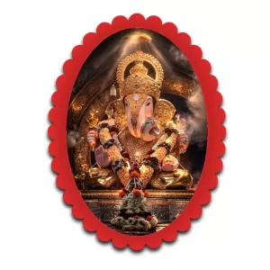 Ganesha Wall Decorative Showpiece 6 X 8 Inch | 4 MM MDF Wooden Glossy Sublimation Print | Back Hook Wall Hanging | Home Temple & Living Room Decor (F57961) Ganesha Wall Decorative Showpiece 6 X 8 Inch | 4 MM MDF Wooden Glossy Sublimation Print | Back Hook Wall Hanging | Home Temple & Living Room Decor (F57961)