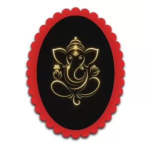 Ganesha Wall Decorative Showpiece 6 X 8 Inch | 4 MM MDF Wooden Glossy Sublimation Print | Back Hook Wall Hanging | Home Temple & Living Room Decor (F57993) Ganesha Wall Decorative Showpiece 6 X 8 Inch | 4 MM MDF Wooden Glossy Sublimation Print | Back Hook Wall Hanging | Home Temple & Living Room Decor (F57993)
