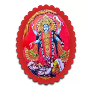 Kali Wall Decorative Showpiece 6 X 8 Inch | 4 MM MDF Wooden Glossy Sublimation Print | Back Hook Wall Hanging | Home Temple & Living Room Decor (F58175) Kali Wall Decorative Showpiece 6 X 8 Inch | 4 MM MDF Wooden Glossy Sublimation Print | Back Hook Wall Hanging | Home Temple & Living Room Decor (F58175)