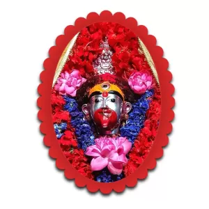 Ganesha Wall Decorative Showpiece 6 X 8 Inch | 4 MM MDF Wooden Glossy Sublimation Print | Back Hook Wall Hanging | Home Temple & Living Room Decor (F58190)