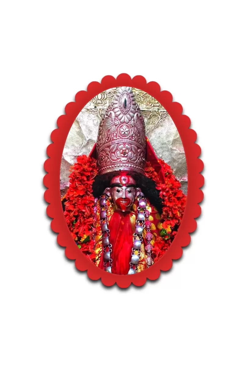 Kali Wall Decorative Showpiece 6 X 8 Inch | 4 MM MDF Wooden Glossy Sublimation Print | Back Hook Wall Hanging | Home Temple & Living Room Decor (F58204)