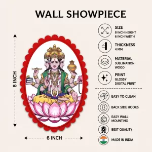 Brahma Wall Decorative Showpiece 6 X 8 Inch | 4 MM MDF Wooden Glossy Sublimation Print | Back Hook Wall Hanging | Home Temple & Living Room Decor (F57489) Brahma Wall Decorative Showpiece 6 X 8 Inch | 4 MM MDF Wooden Glossy Sublimation Print | Back Hook Wall Hanging | Home Temple & Living Room Decor (F57489)
