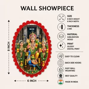 Kandhara Alamgesan Wall Decorative Showpiece 6 X 8 Inch | 4 MM MDF Wooden Glossy Sublimation Print | Back Hook Wall Hanging | Home Temple & Living Room Decor (F58039) Kandhara Alamgesan Wall Decorative Showpiece 6 X 8 Inch | 4 MM MDF Wooden Glossy Sublimation Print | Back Hook Wall Hanging | Home Temple & Living Room Decor (F58039)