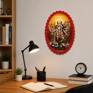 Ma Goddess Kali Wall Decorative Showpiece 6 X 8 Inch | 4 MM MDF Wooden Glossy Sublimation Print | Back Hook Wall Hanging | Home Temple & Living Room Decor (F56949) Ma Goddess Kali Wall Decorative Showpiece 6 X 8 Inch | 4 MM MDF Wooden Glossy Sublimation Print | Back Hook Wall Hanging | Home Temple & Living Room Decor (F56949)