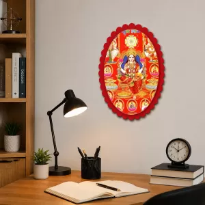 Lord Ganesha Wall Decorative Showpiece 6 X 8 Inch | 4 MM MDF Wooden Glossy Sublimation Print | Back Hook Wall Hanging | Home Temple & Living Room Decor (F56961) Lord Ganesha Wall Decorative Showpiece 6 X 8 Inch | 4 MM MDF Wooden Glossy Sublimation Print | Back Hook Wall Hanging | Home Temple & Living Room Decor (F56961)
