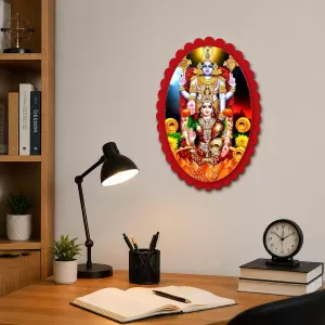 Lord Ganesha Wall Decorative Showpiece 6 X 8 Inch | 4 MM MDF Wooden Glossy Sublimation Print | Back Hook Wall Hanging | Home Temple & Living Room Decor (F57016) Lord Ganesha Wall Decorative Showpiece 6 X 8 Inch | 4 MM MDF Wooden Glossy Sublimation Print | Back Hook Wall Hanging | Home Temple & Living Room Decor (F57016)