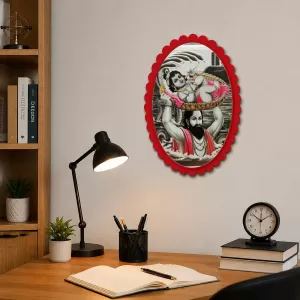 Vasudeva And Shree Krishna Wall Decorative Showpiece 6 X 8 Inch | 4 MM MDF Wooden Glossy Sublimation Print | Back Hook Wall Hanging | Home Temple & Living Room Decor (F57044) Vasudeva And Shree Krishna Wall Decorative Showpiece 6 X 8 Inch | 4 MM MDF Wooden Glossy Sublimation Print | Back Hook Wall Hanging | Home Temple & Living Room Decor (F57044)