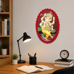 Lord Ganesha Wall Decorative Showpiece 6 X 8 Inch | 4 MM MDF Wooden Glossy Sublimation Print | Back Hook Wall Hanging | Home Temple & Living Room Decor (F57078) Lord Ganesha Wall Decorative Showpiece 6 X 8 Inch | 4 MM MDF Wooden Glossy Sublimation Print | Back Hook Wall Hanging | Home Temple & Living Room Decor (F57078)