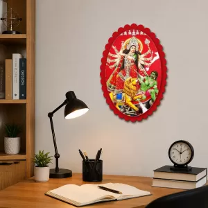 Goddess Kali Wall Decorative Showpiece 6 X 8 Inch | 4 MM MDF Wooden Glossy Sublimation Print | Back Hook Wall Hanging | Home Temple & Living Room Decor (F57097) Goddess Kali Wall Decorative Showpiece 6 X 8 Inch | 4 MM MDF Wooden Glossy Sublimation Print | Back Hook Wall Hanging | Home Temple & Living Room Decor (F57097)