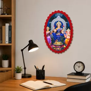 Lord Ganesha Wall Decorative Showpiece 6 X 8 Inch | 4 MM MDF Wooden Glossy Sublimation Print | Back Hook Wall Hanging | Home Temple & Living Room Decor (F57121) Lord Ganesha Wall Decorative Showpiece 6 X 8 Inch | 4 MM MDF Wooden Glossy Sublimation Print | Back Hook Wall Hanging | Home Temple & Living Room Decor (F57121)