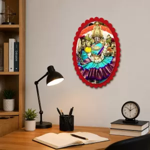 Lord Ganesha Wall Decorative Showpiece 6 X 8 Inch | 4 MM MDF Wooden Glossy Sublimation Print | Back Hook Wall Hanging | Home Temple & Living Room Decor (F57182) Lord Ganesha Wall Decorative Showpiece 6 X 8 Inch | 4 MM MDF Wooden Glossy Sublimation Print | Back Hook Wall Hanging | Home Temple & Living Room Decor (F57182)
